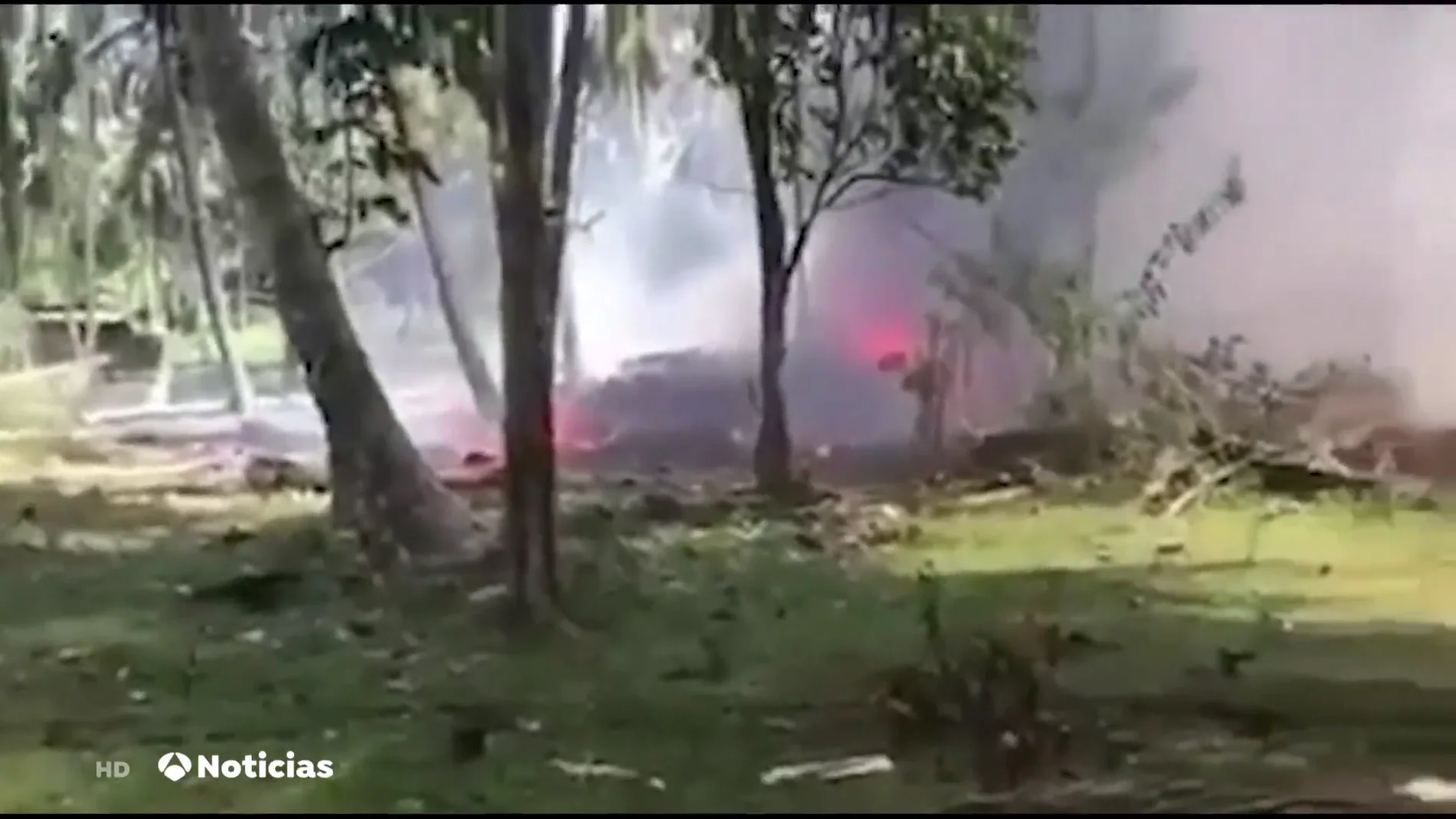 Al menos 17 muertos en el accidente de un avión militar en Filipinas