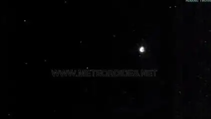 Una bola de fuego sobrevuela el centro peninsular a 72.000 km/hora