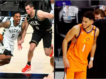Milwaukee Bucks y Phoenix Suns jugarán la final de la NBA Milwaukee Bucks y Phoenix Suns jugarán la final de la NBA