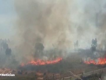 Declarado un grave incendio en Aljaraque, en Huelva