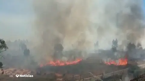 Declarado un grave incendio en Aljaraque, en Huelva Declarado un grave incendio en Aljaraque, en Huelva