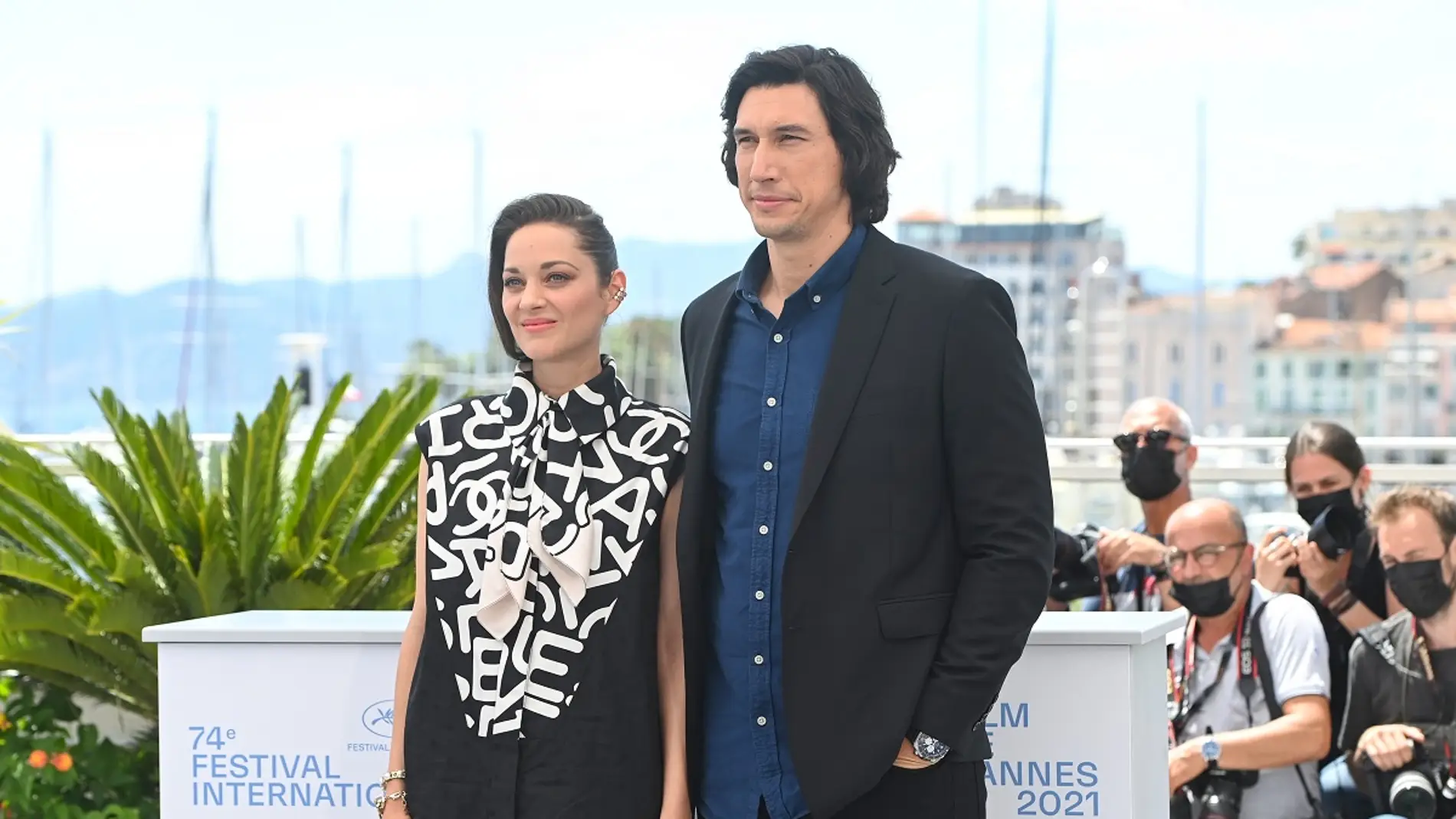 Adam Driver y Marion Cotillard en el Festival de Cannes