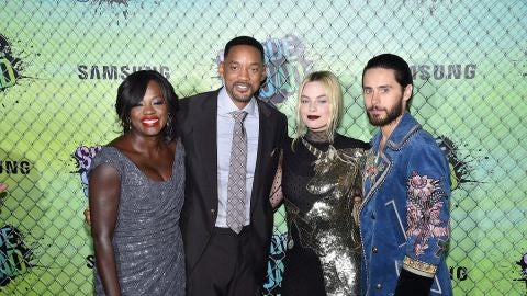 Viola Davis, Will Smith, Margot Robbie y Jared Leto