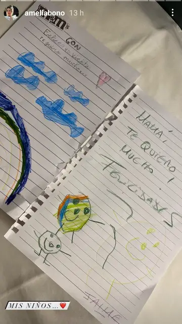 Felicitaciones de los hijos de Amelia Bono por su cumpleaños FELIZ CUMPLEAÑOS