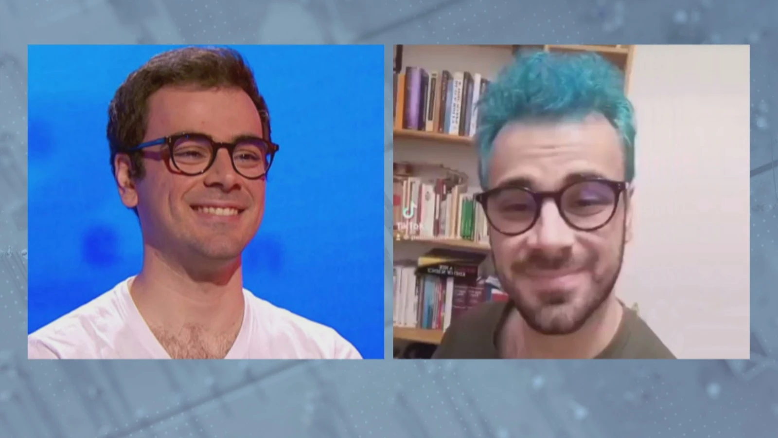 El cambio de look de Pablo Díaz. El cambio de look de Pablo Díaz.