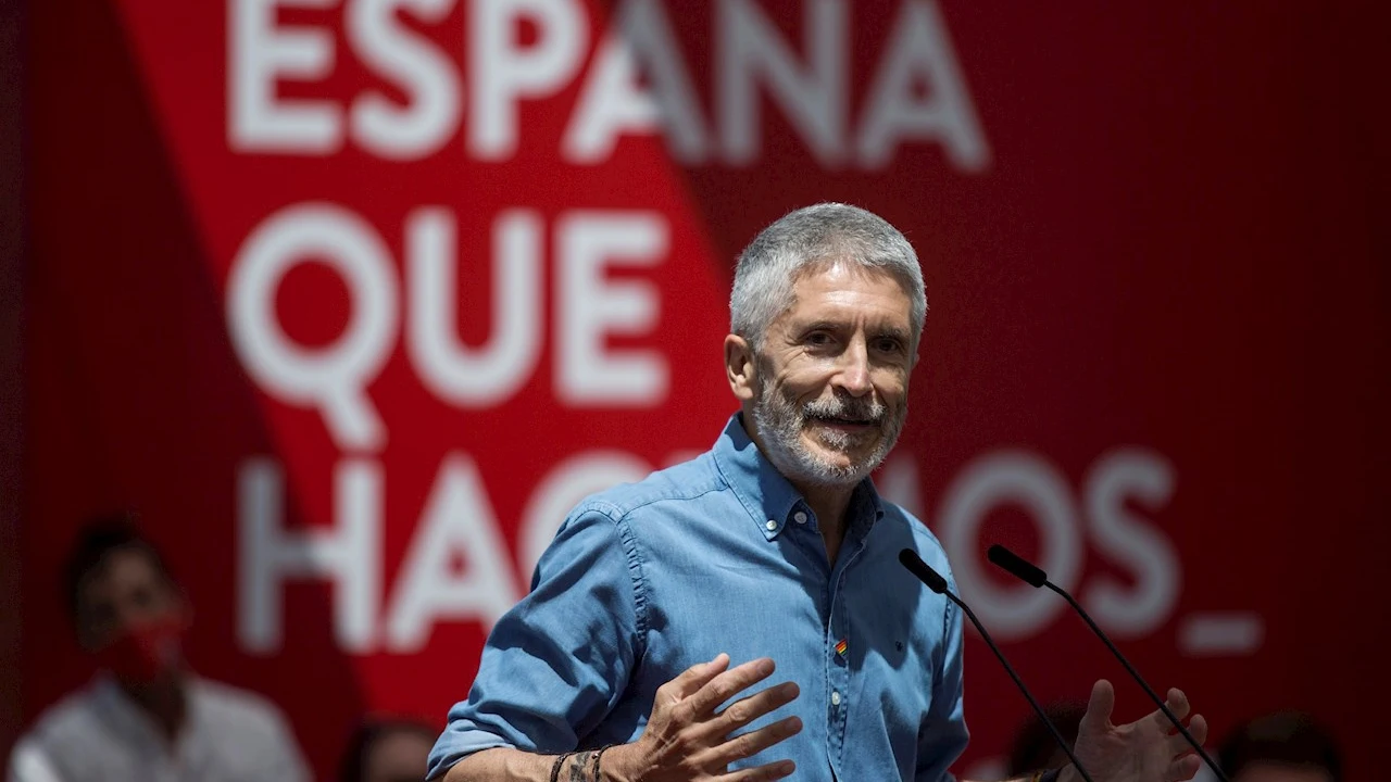 El ministro de Interior, Fernando Grande Marlaska El ministro de Interior, Fernando Grande Marlaska