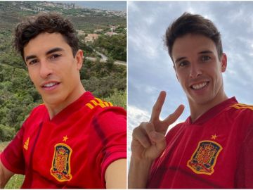La foto de los hermanos Márquez con la camiseta de España que recibe críticas en Twitter