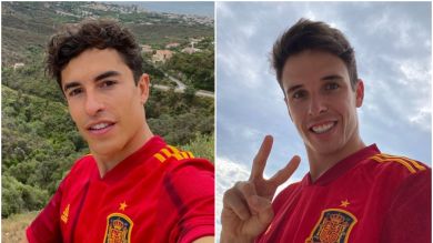 La foto de los hermanos Márquez con la camiseta de España que recibe críticas en Twitter