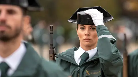 Imagen de archivo de una guardia civil Imagen de archivo de una guardia civil