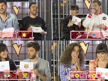 Los coaches y asesores de 'La Voz Kids' juegan a 'Adivina la canción con emojis' Los coaches y asesores de 'La Voz Kids' juegan a 'Adivina la canción con emojis'