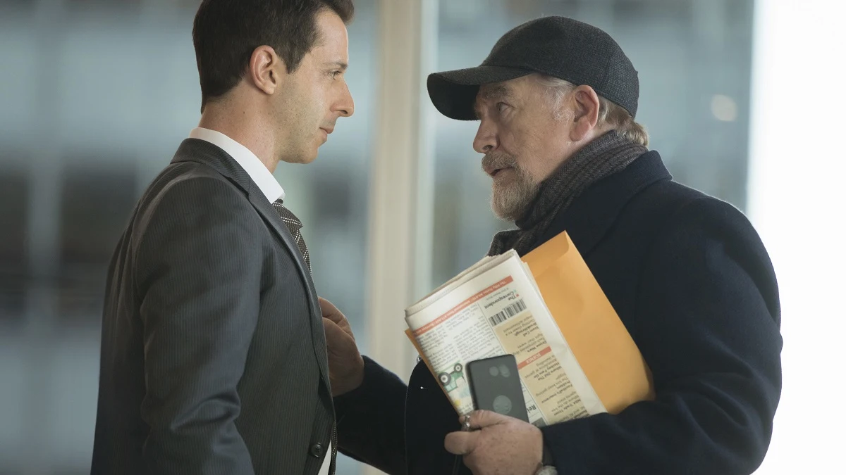 Jeremy Strong y Brian Cox en 'Succession'