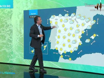 La previsi&oacute;n del tiempo hoy: Temperaturas en descenso en el Mediterr&aacute;neo y lluvias en Catalu&ntilde;a