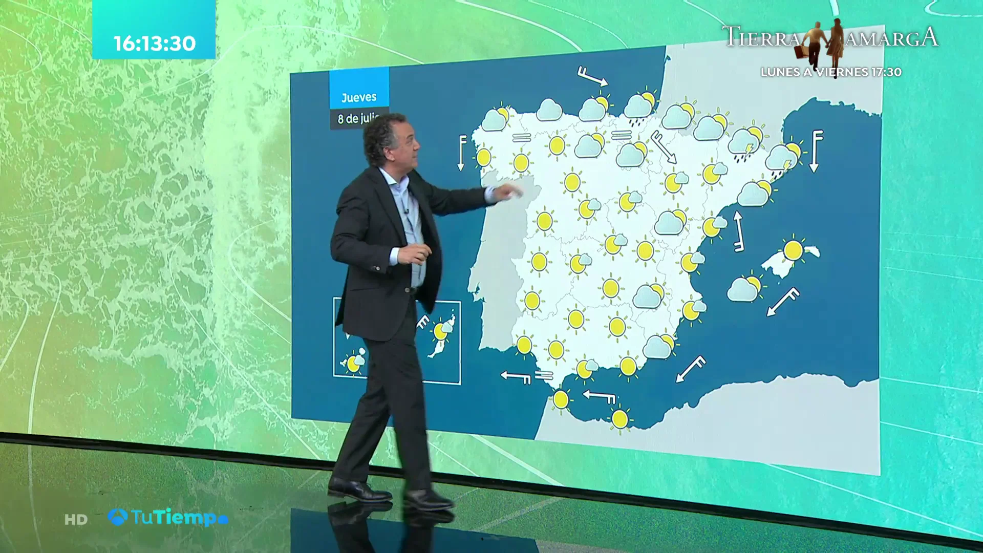 La previsión del tiempo hoy: Temperaturas en descenso en el Mediterráneo y lluvias en Cataluña La previsión del tiempo hoy: Temperaturas en descenso en el Mediterráneo y lluvias en Cataluña