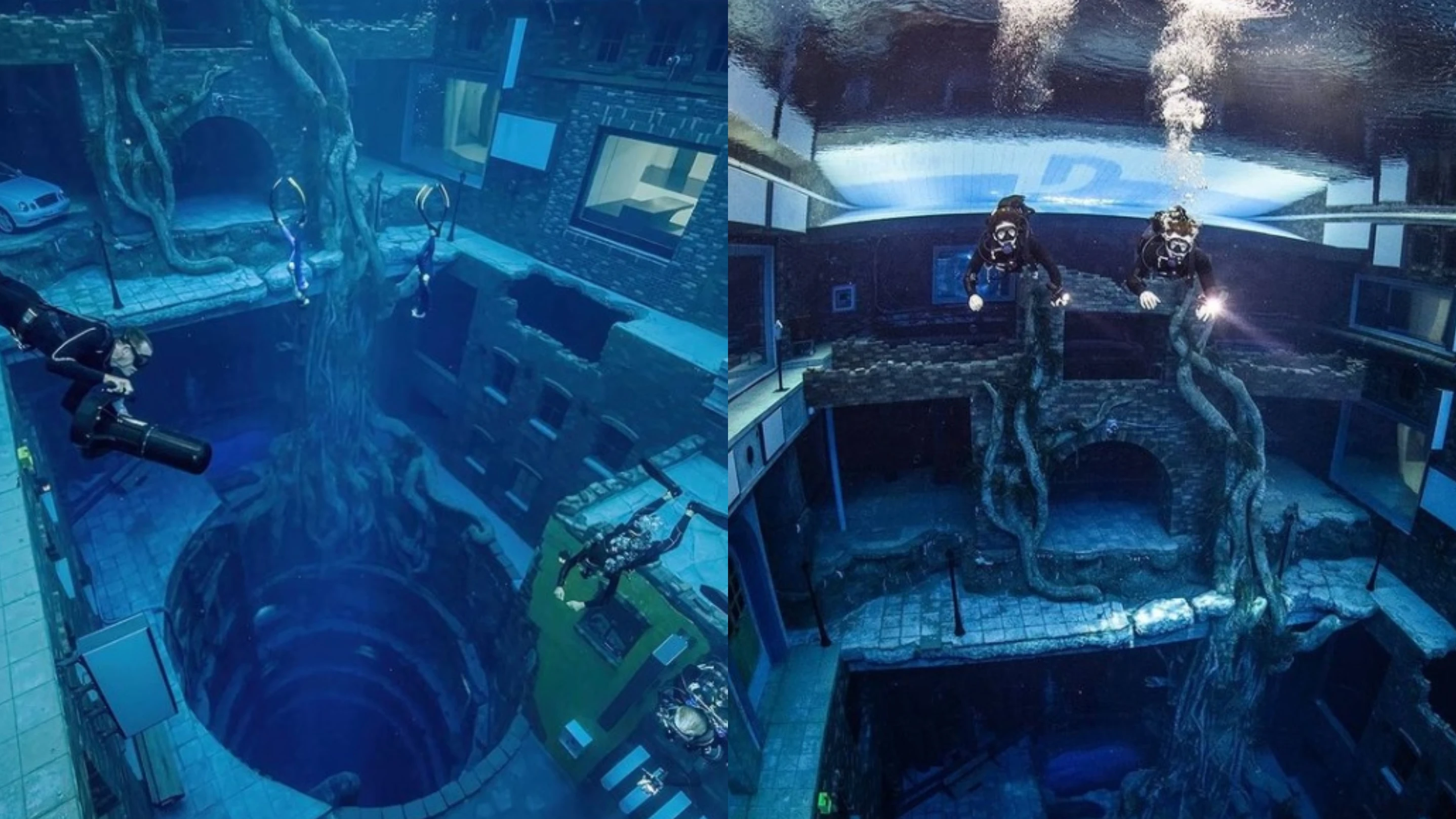 Deep Dive Dubai, la piscina más profunda del mundo con 60 metros de profundidad Deep Dive Dubai, la piscina más profunda del mundo con 60 metros de profundidad