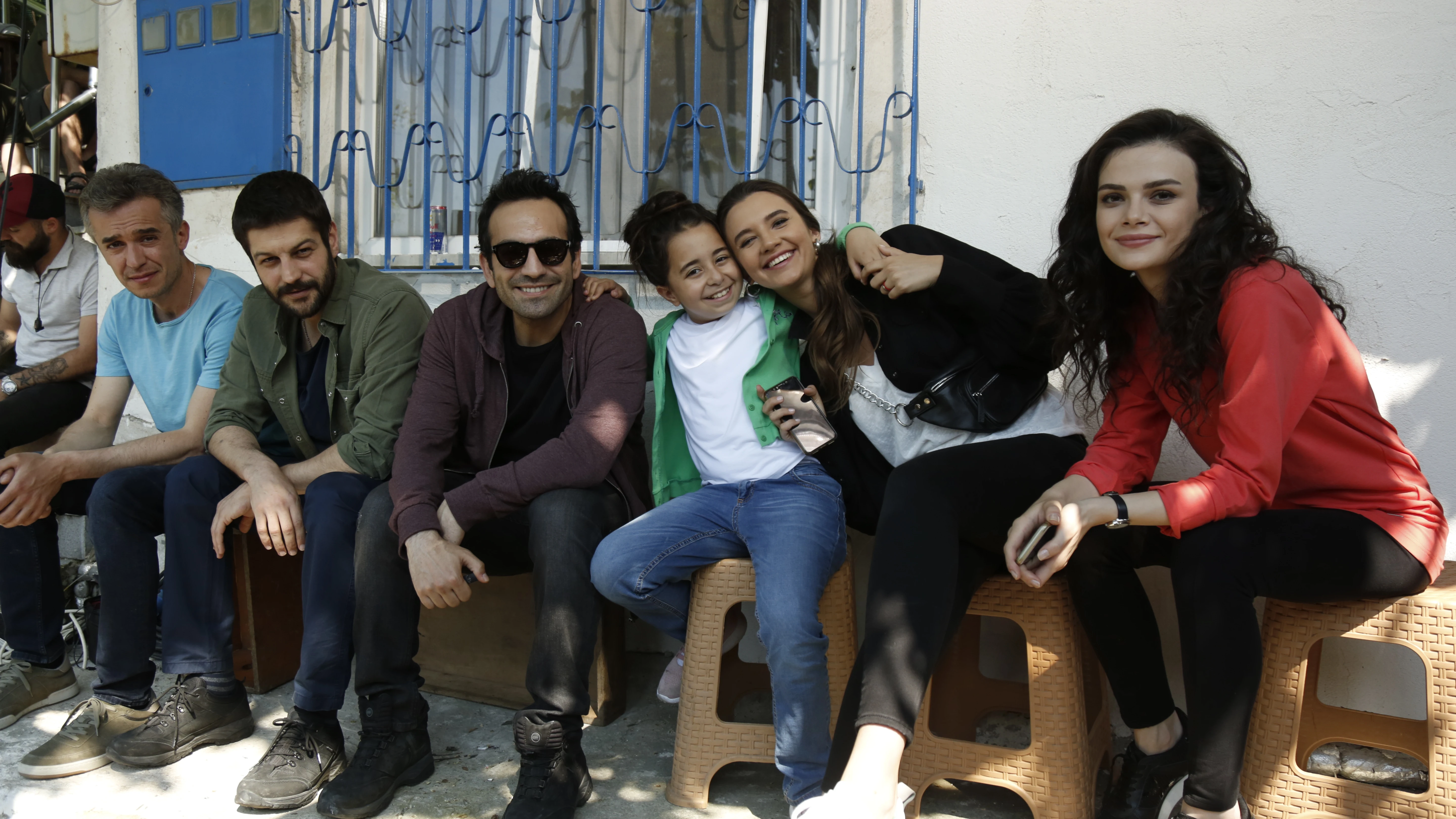 Los actores de 'Mi hija' tras las c&aacute;maras