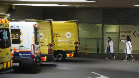 Servicio de urgencias en el Hospital de la Santa Creu. Servicio de urgencias en el Hospital de la Santa Creu.