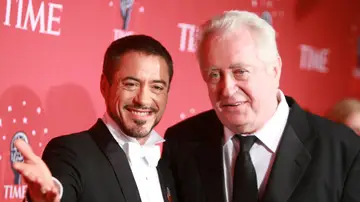 Robert Downey Jr. con su padre Robert Downey Sr.