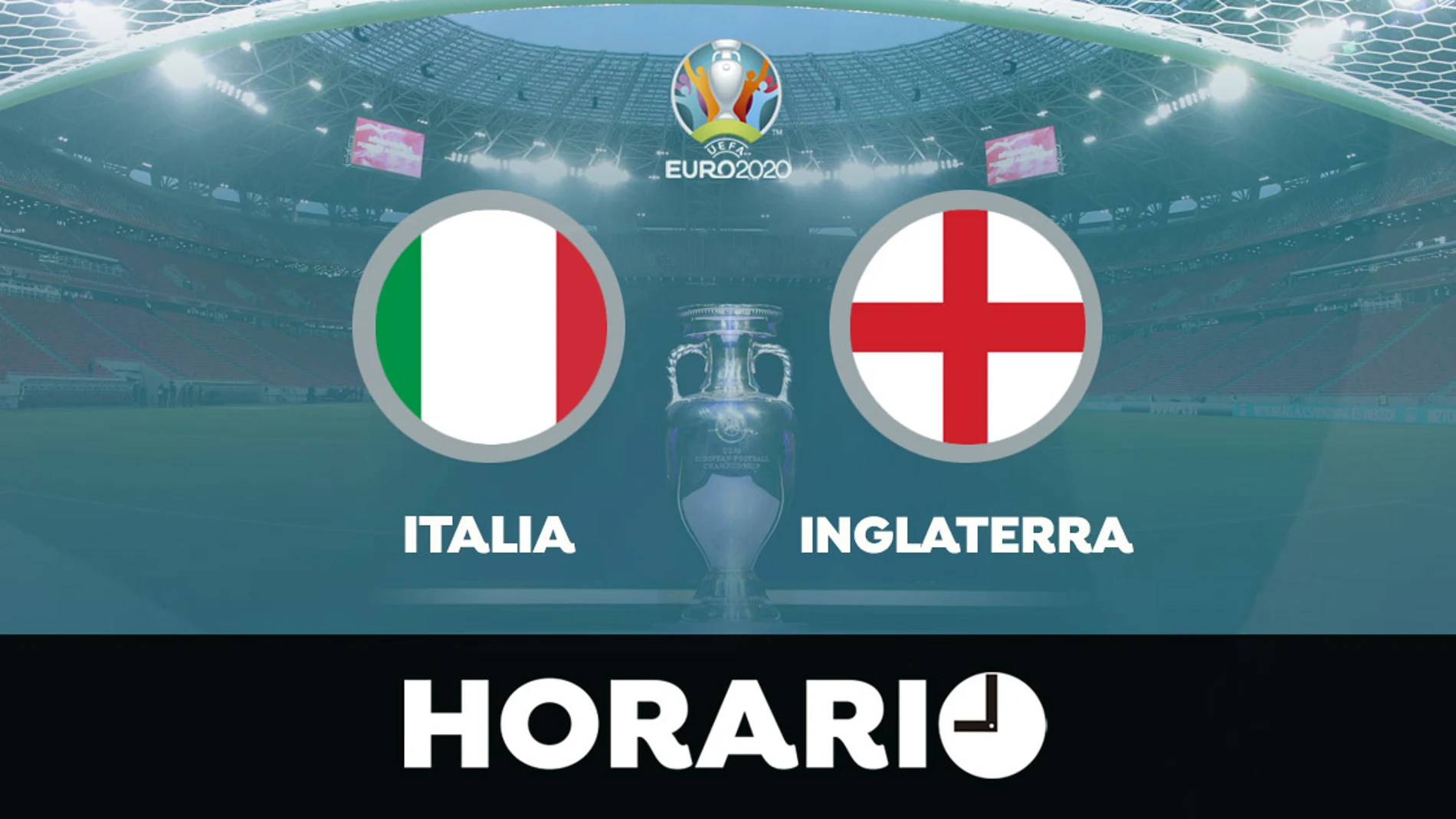 Italia - Inglaterra: Horario y dónde ver la final de la Eurocopa en directo