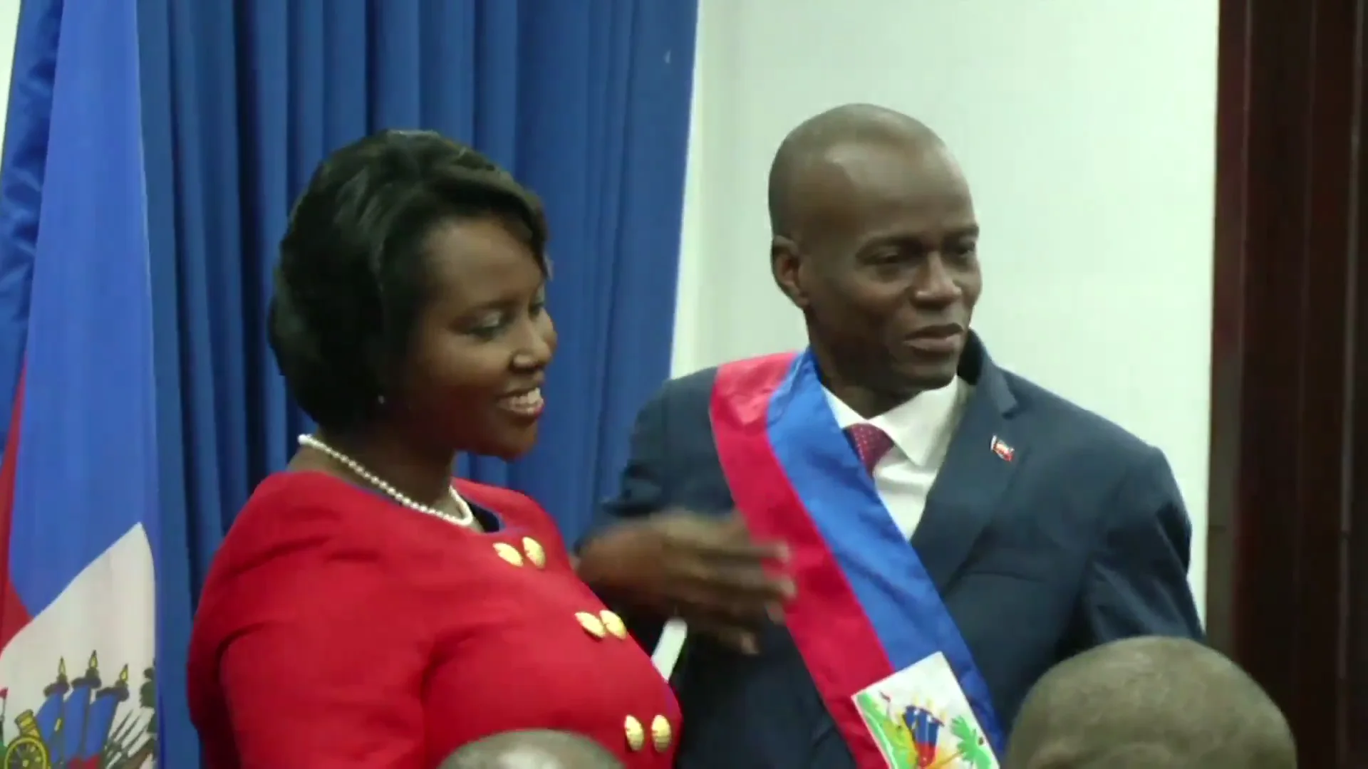 Imagen de Jovenel Moise y su esposa Imagen de Jovenel Moise y su esposa
