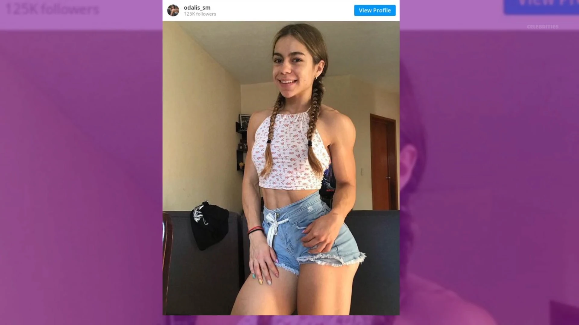 La influencer Odalis Santos 