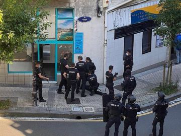 Momento de la detención del presunto asesino en San Sebastián