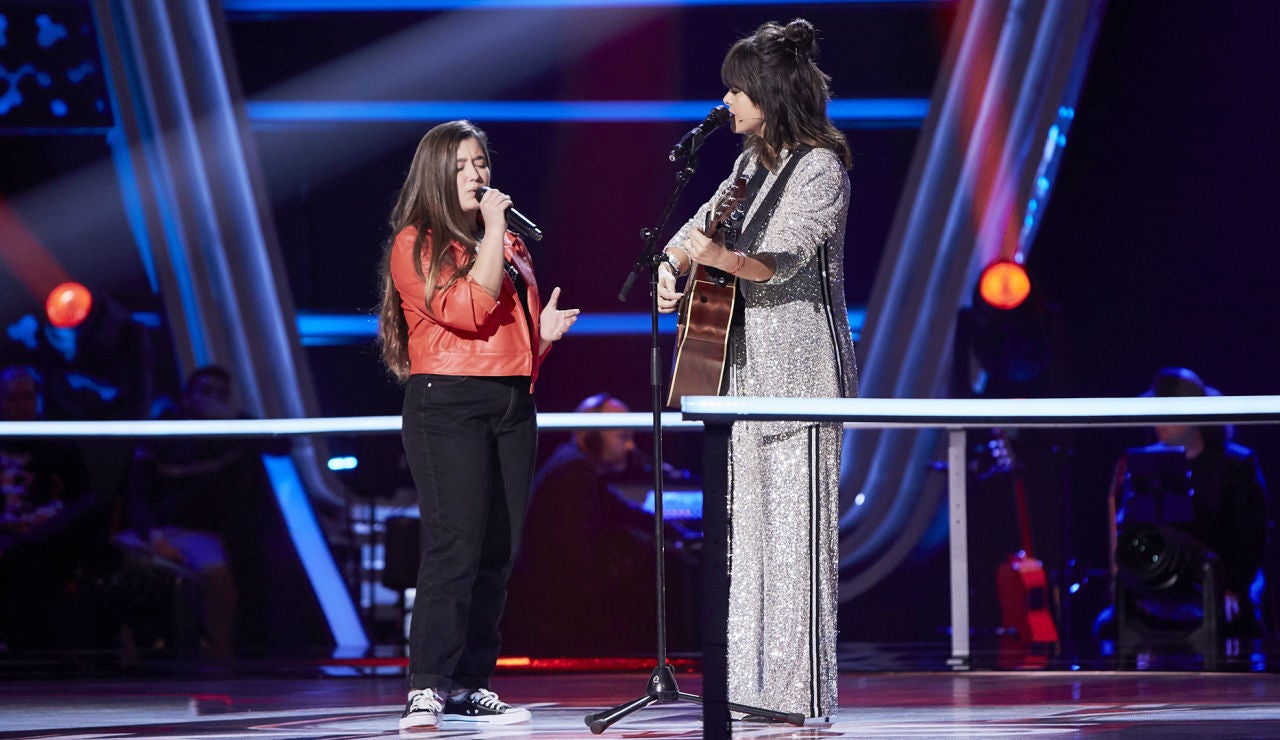 Vanesa Martín y Rocío Avilés interpretan una versión muy emotiva de ‘No te pude retener’ en ‘La Voz Kids’