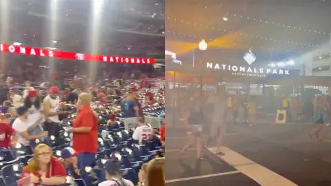 Deportes Antena 3 (18-07-21) Suspenden un partido de béisbol en Washington tras registrarse un tiroteo en los exteriores del estadio Deportes Antena 3 (18-07-21) Suspenden un partido de béisbol en Washington tras registrarse un tiroteo en los exteriores del estadio