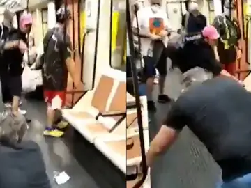 Un joven agrede de forma salvaje a un sanitario en el Metro de Madrid después de le pidiera que usara la mascarilla Un joven agrede de forma salvaje a un sanitario en el Metro de Madrid después de le pidiera que usara la mascarilla