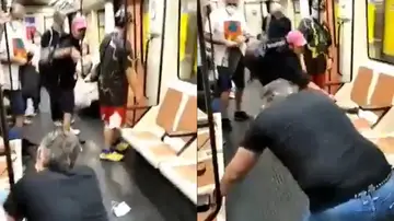 Un joven agrede de forma salvaje a un sanitario en el Metro de Madrid después de le pidiera que usara la mascarilla Un joven agrede de forma salvaje a un sanitario en el Metro de Madrid después de le pidiera que usara la mascarilla