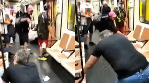 Un joven agrede de forma salvaje a un sanitario en el Metro de Madrid después de le pidiera que usara la mascarilla Un joven agrede de forma salvaje a un sanitario en el Metro de Madrid después de le pidiera que usara la mascarilla