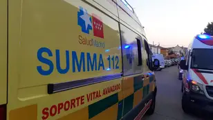 Ambulancia del Summa 112 en Madrid