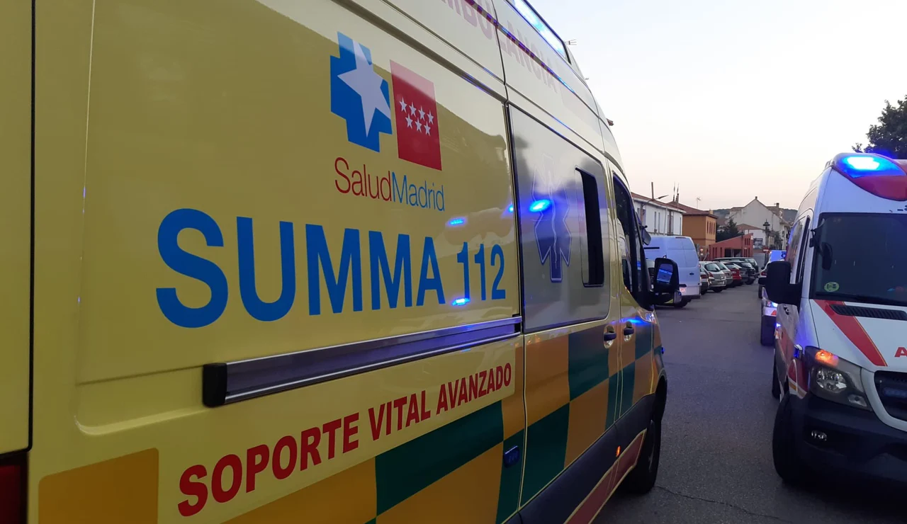 Ambulancia del Summa 112 en Madrid