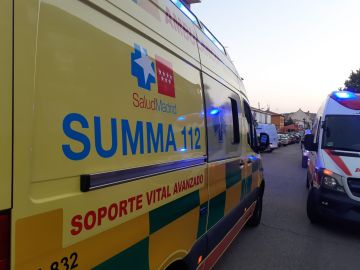 Ambulancia del Summa 112 en Madrid