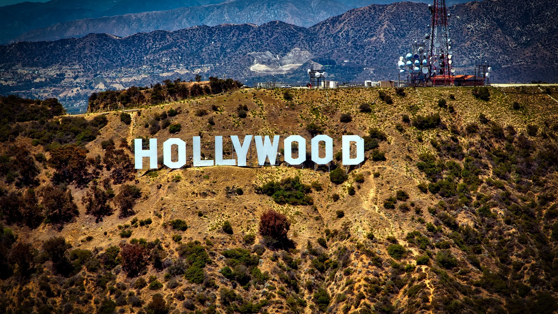 Cartel de Hollywood, en California