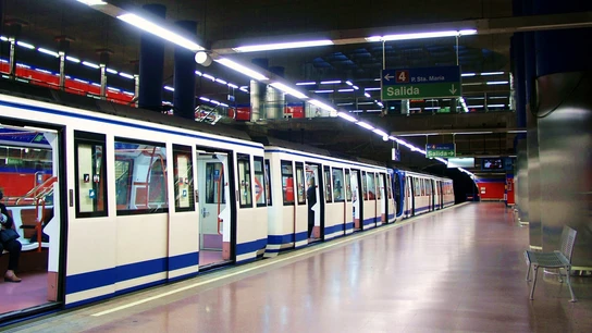 Imagen de archivo del metro de Madrid Imagen de archivo del metro de Madrid