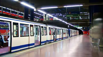 Imagen de archivo del metro de Madrid