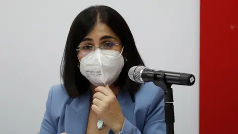 Carolina Darias en una ponencia durante el curso en El Escorial Carolina Darias en una ponencia durante el curso en El Escorial