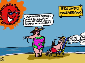 'Segundo covidverano', en la viñeta gráfica de la semana 