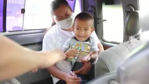 Menor de 2 años regresa con su familia en Honduras Menor de 2 años regresa con su familia en Honduras