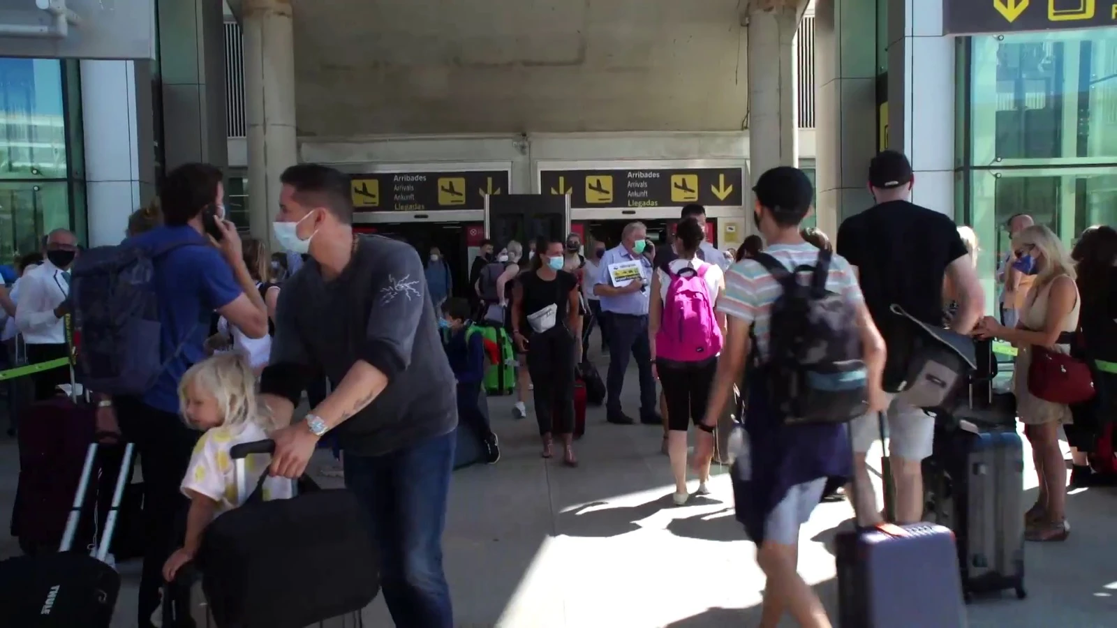 Turistas brit&aacute;nicos