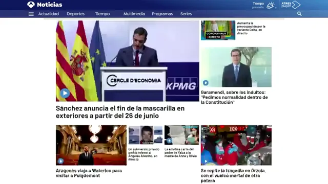 Antena 3 consigue su segundo mejor dato del año en Internet con más de 10,4 millones de usuarios Antena 3 consigue su segundo mejor dato del año en Internet con más de 10,4 millones de usuarios