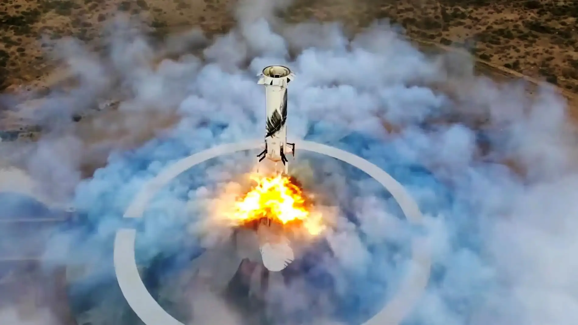 Lanzamiento New Shepard de Blue Origin
