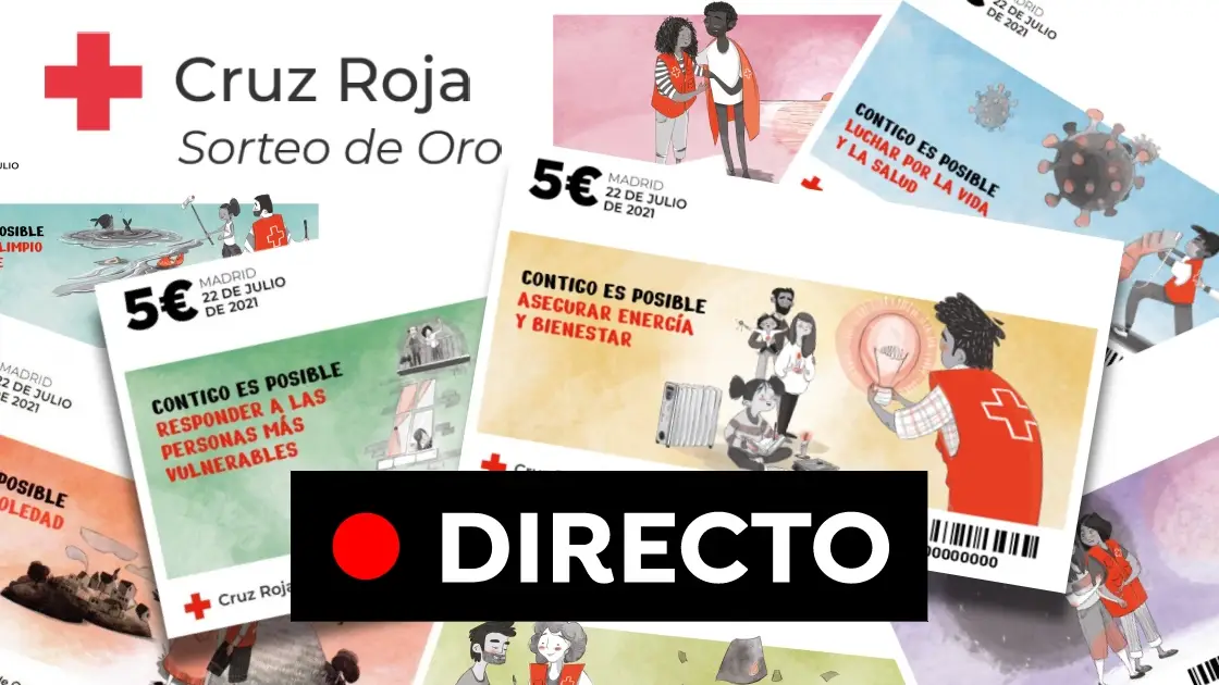 Sorteo de Oro de la Cruz Roja en directo: Comprobar décimo y resultado de la lotería hoy Sorteo de Oro de la Cruz Roja en directo: Comprobar décimo y resultado de la lotería hoy
