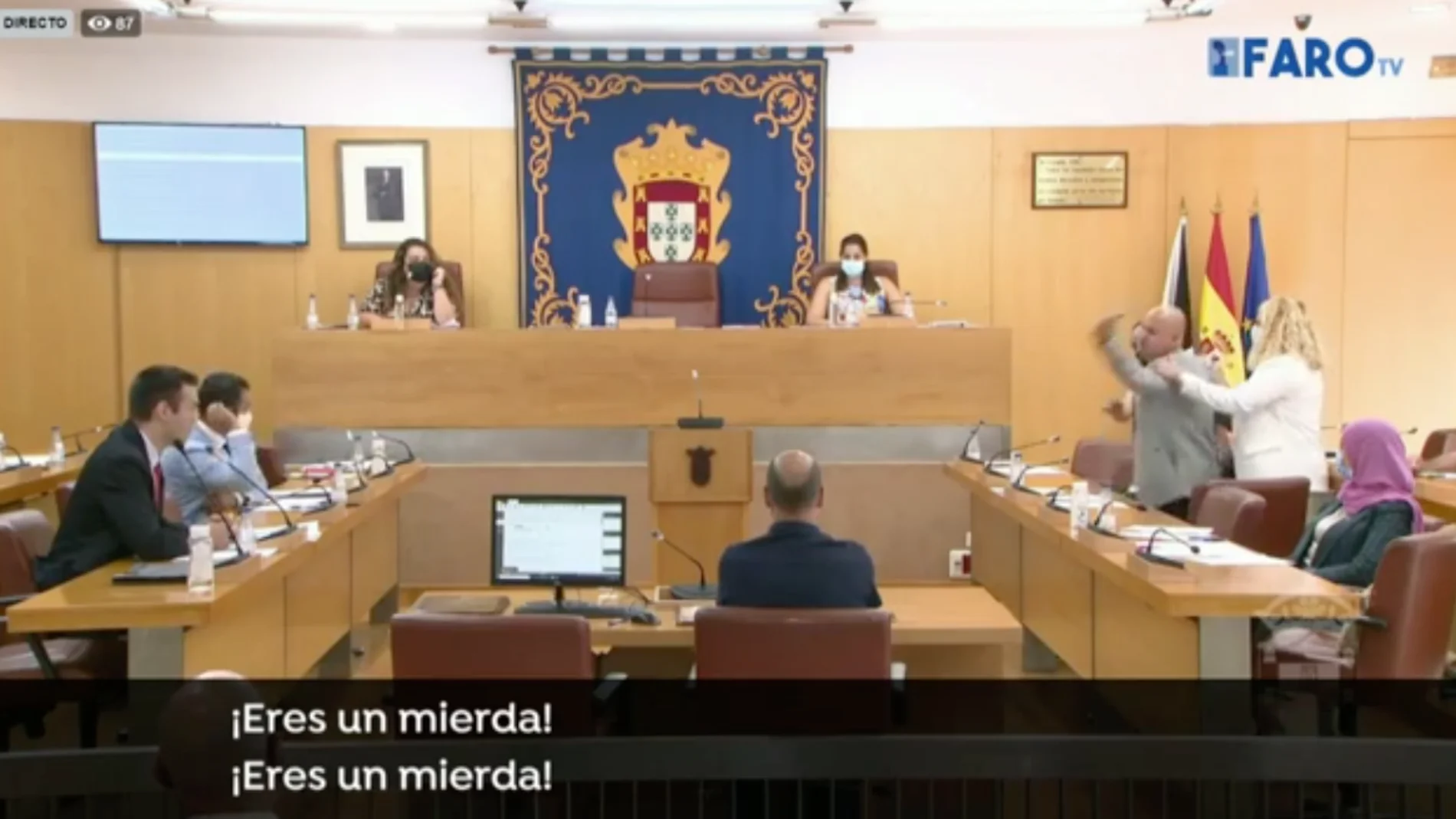 Bronca en la Asamblea de Ceuta 