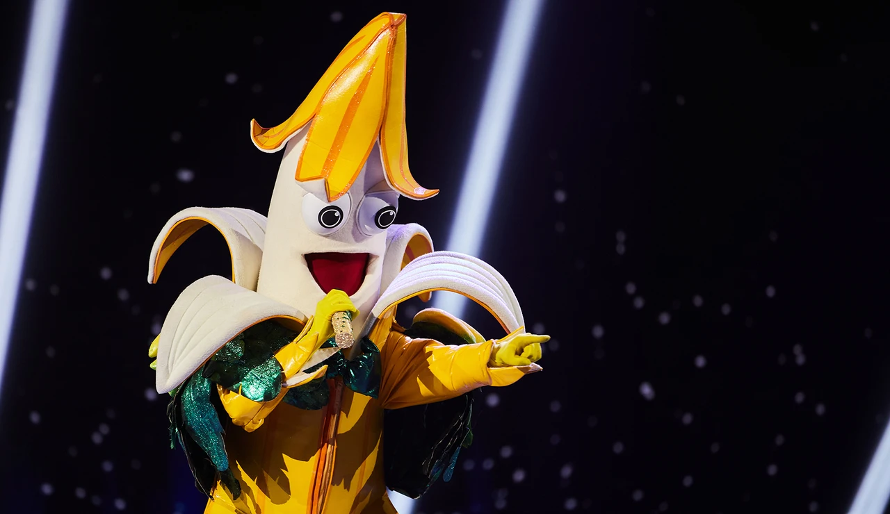 El Plátano nos lleva el paraíso con ‘Wonderwall’ en el Duelo Final de ‘Mask Singer’