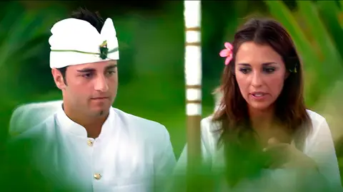 Paula Echevarría y David Bustamante, en su boda celebrada en Bali Paula Echevarría y David Bustamante, en su boda celebrada en Bali