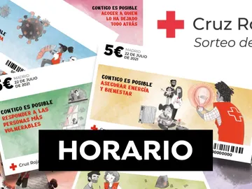 Horario y dónde ver el Sorteo de Lotería de Cruz Roja de 2021 Horario y dónde ver el Sorteo de Lotería de Cruz Roja de 2021
