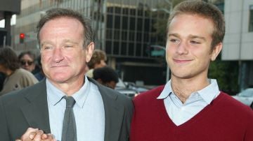 Robin Williams y su hijo Zak