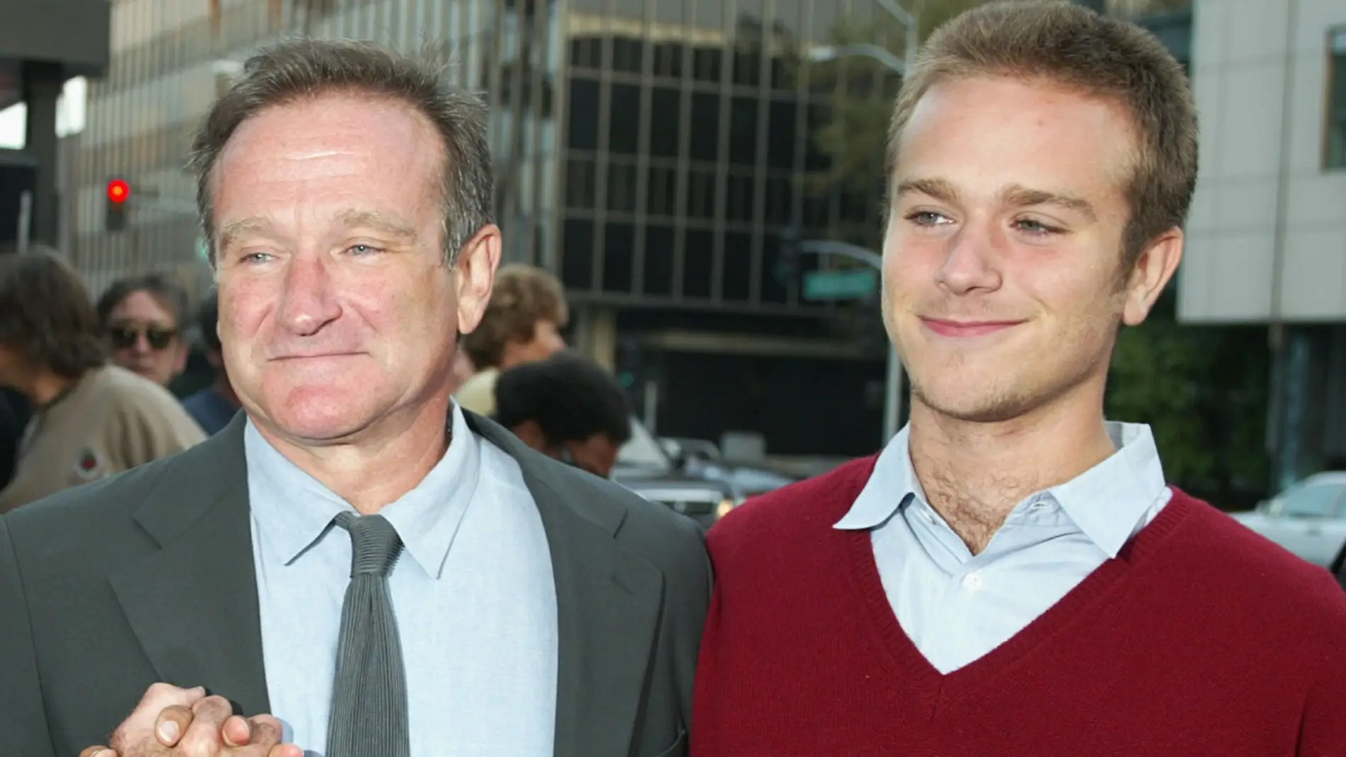 Robin Williams y su hijo Zak