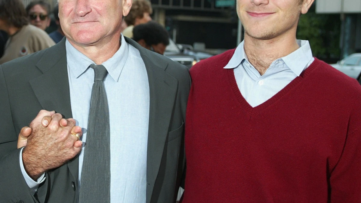 Robin Williams y su hijo Zak